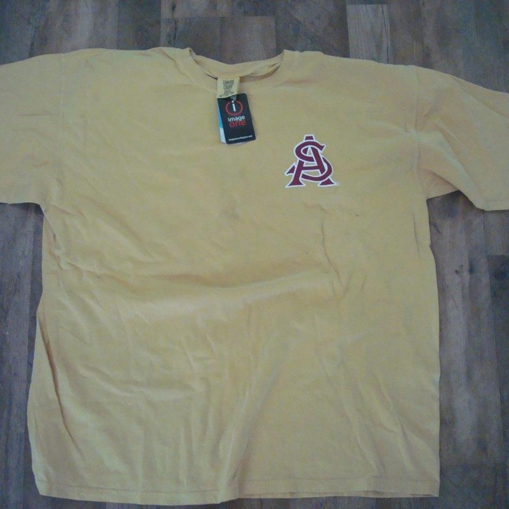 ARIZONA STATE SUN DEVILS BASEBALL 2XL SHIRT VINTAGE 00S Y2K‎ S1